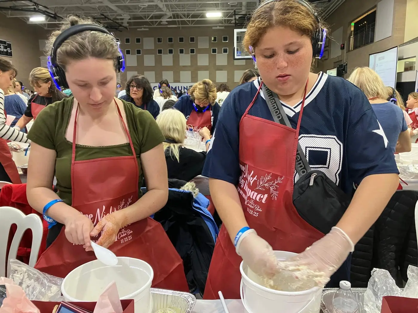 Representatives of Chabad Huntington Beach participate in the OC Mega Challah Bake.