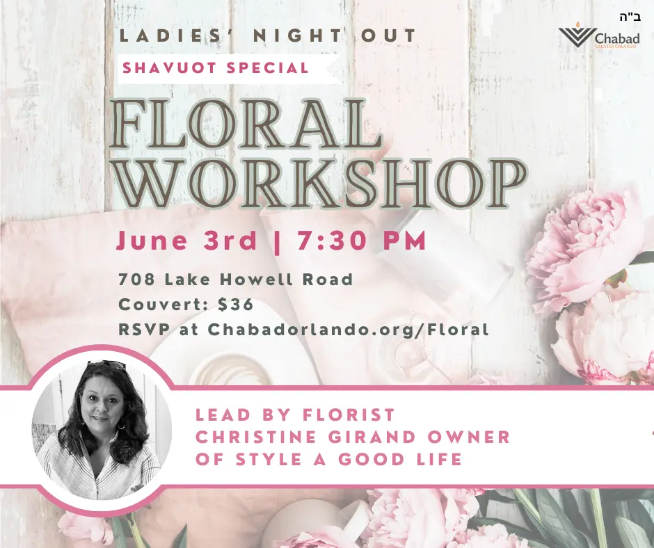 Upcoming Programs & Events: RSVP at ChabadOrlando.org/JLI RSVP at ChabadOrlando.org/HighHolidays Past Events: