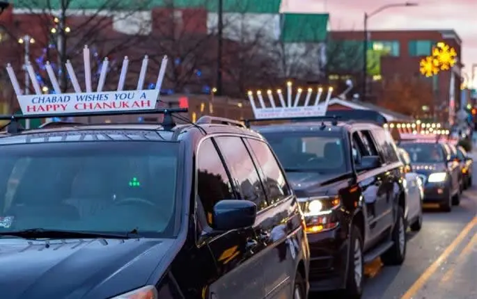 Car Menorah Parade