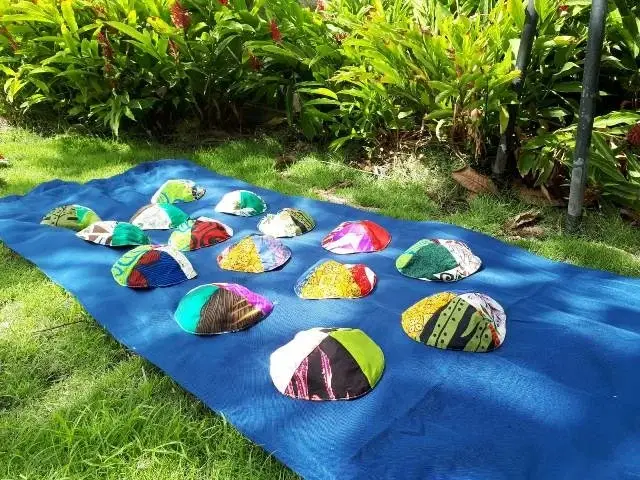 Purchase one of our unique and beautiful Aloha Hawaiian Kippot!