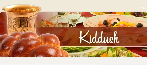 Weekly Shul Kiddush
