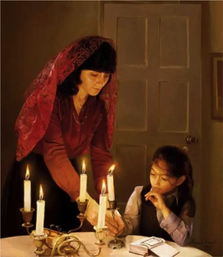 Lighting Shabbos Candles