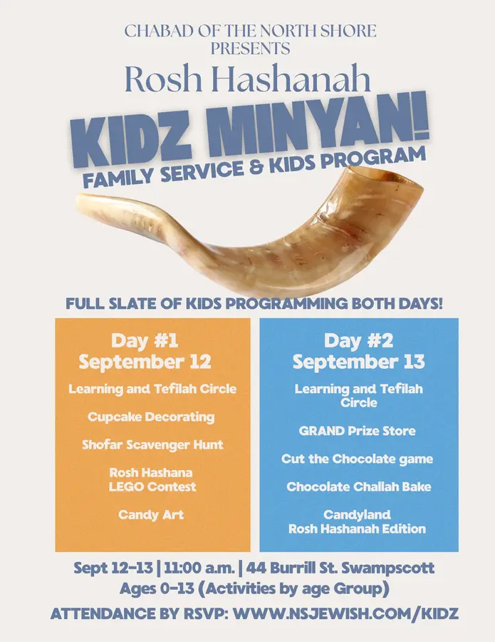 Rosh Hashanah KIDZ MINYAN 2026