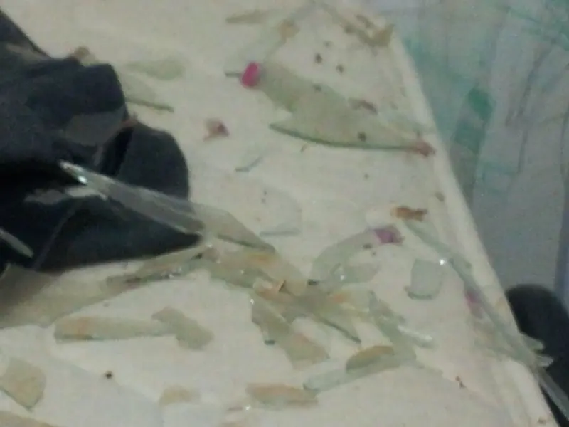 Damage and destruction at the Chabad homes