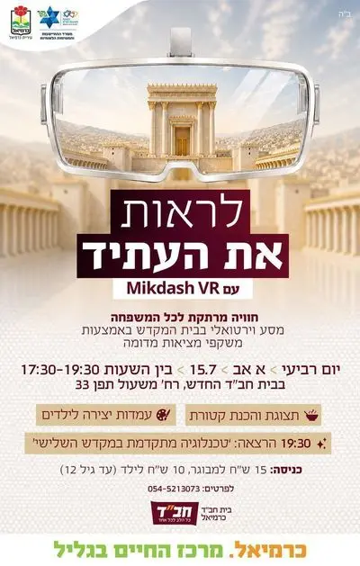 לראות את העתיד - עם Mikdash VR