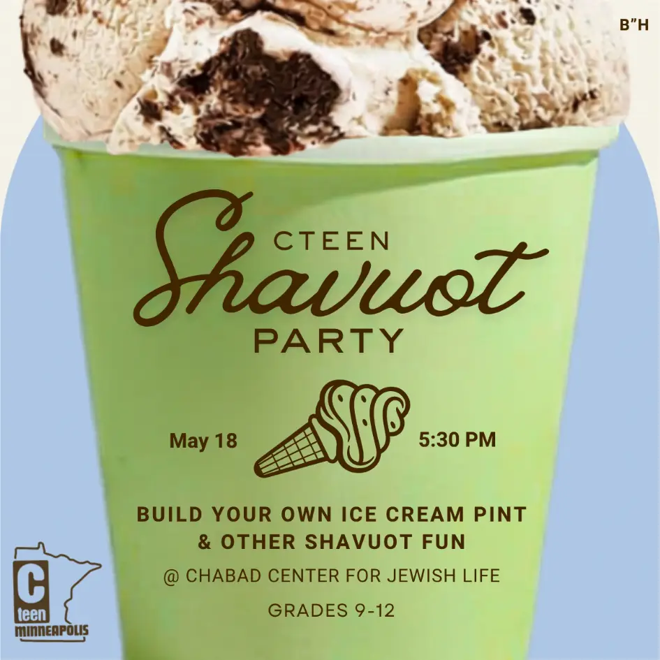 May 2026 Chabad Center Shavuot Ice Cream Party Past Event