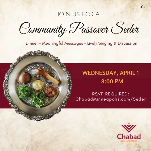 PASSOVER SERVICES SCHEDULE