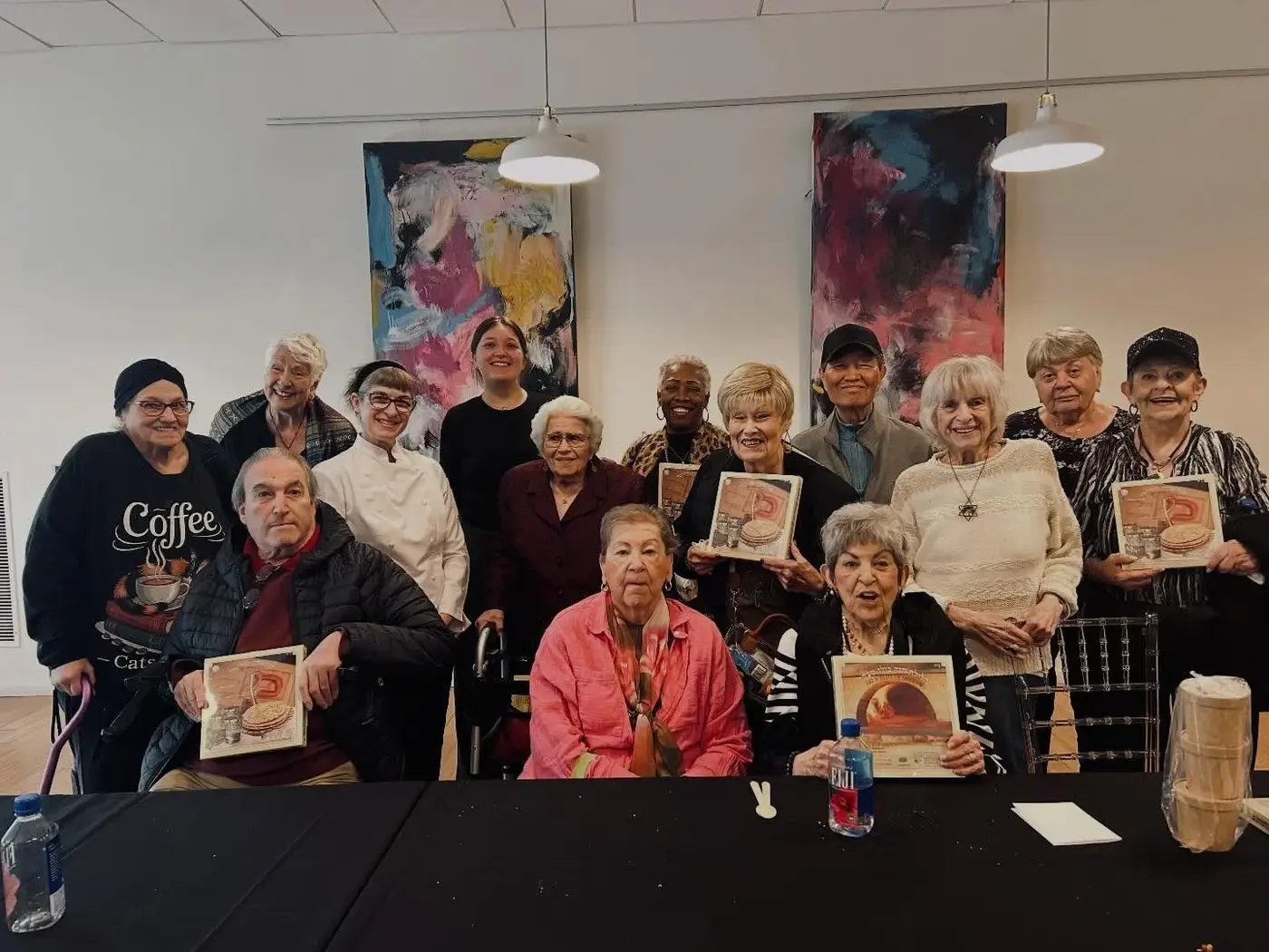 Today we welcomed some folks from Jewish HomeLife for a pre Passover Wine &amp; Charoset tasting to get us in the holiday spirit! 🩵