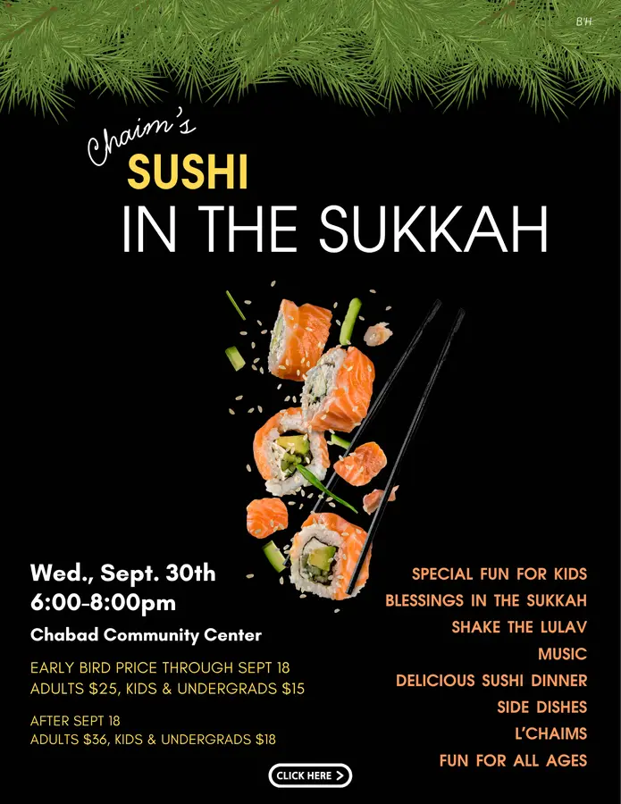 Sushi in the Sukkah