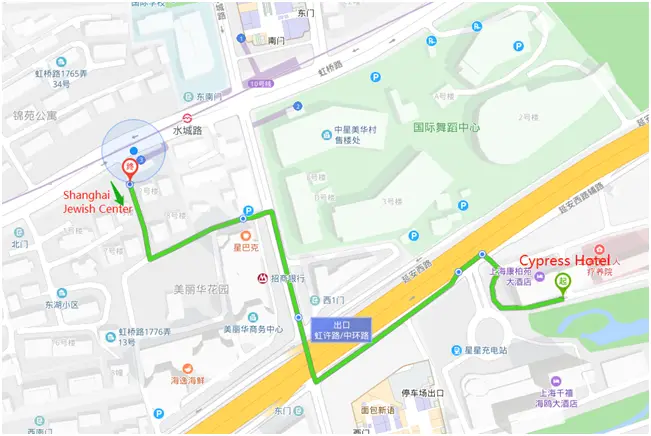 Looking forward to seeing you. The walk will take approx. 8 minutes.