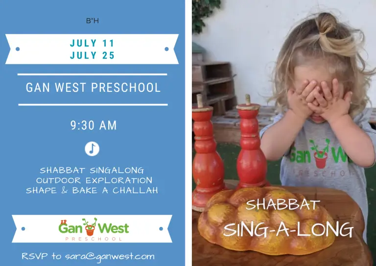 Shabbat With Sara 2025 New Student Play date