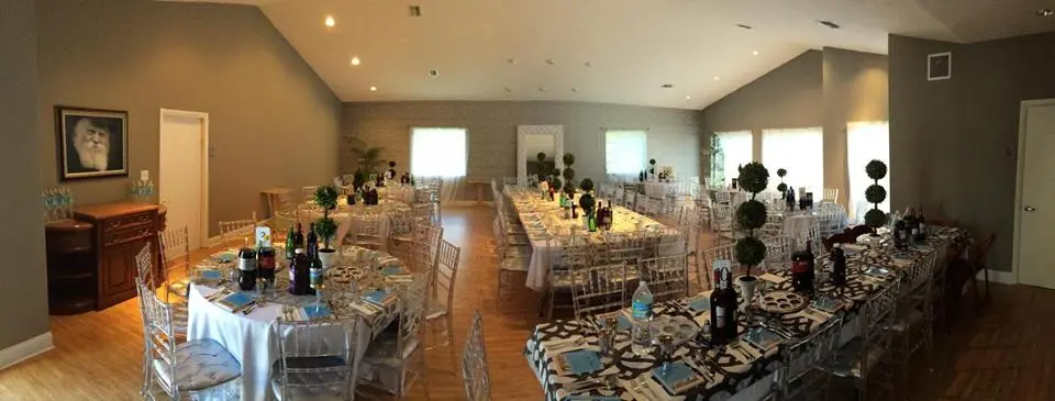 Available for rental are the synagogue and the event hall