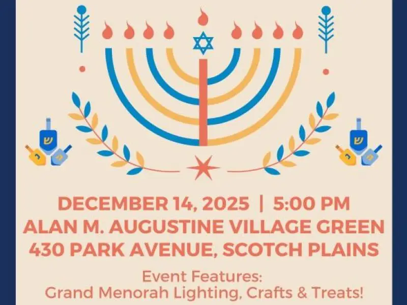 Scotch Plains Menorah Lighting