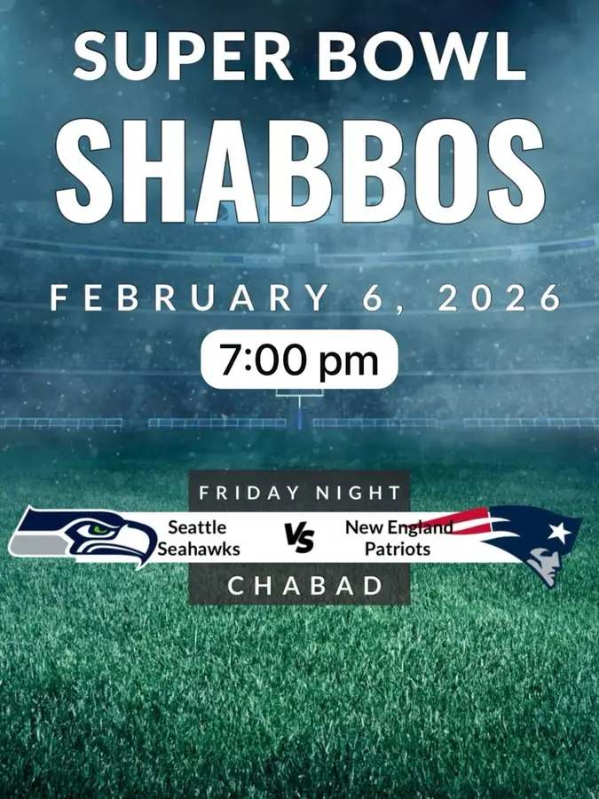 Join us tonight for the great face off!! Shabbat dinner, football style 🏈