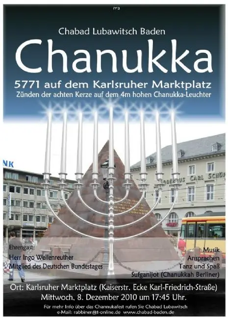 Chanukkah Karlsruhe 2010