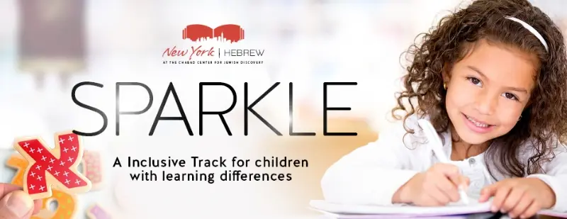 Our Sparkle program provides a Hebrew and Judaic educational track for children with learning differences.