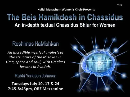 The Beis Hamikdosh in Chassidus for women