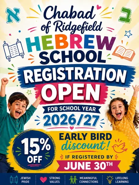 High Holidays 2026 with Chabad of Ridgefield High Holidays 2026