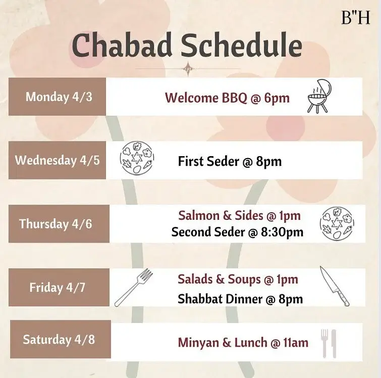 Welcome Back Gauchos! Happy Spring quarter! Here are our events for the week. Excited to see you all again and don&rsquo;t forget to RSVP!!