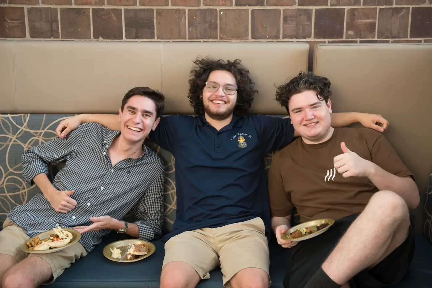 Students at a Chabad event