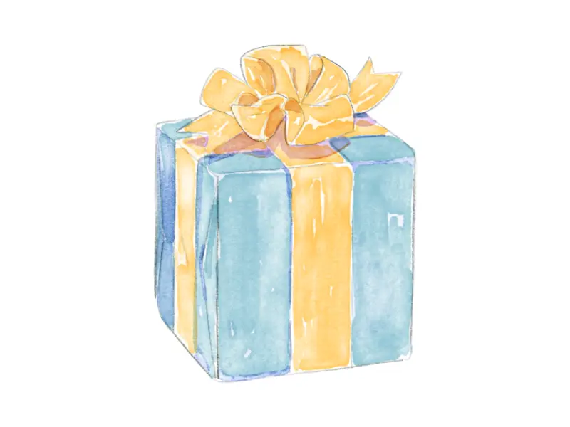 We see the gift