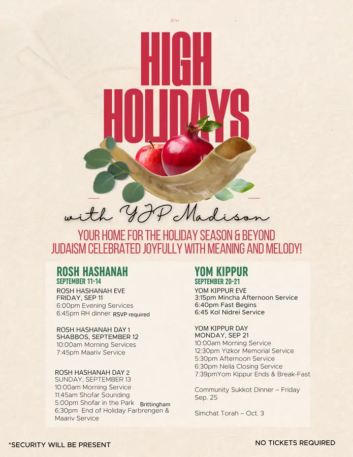 High Holiday Services