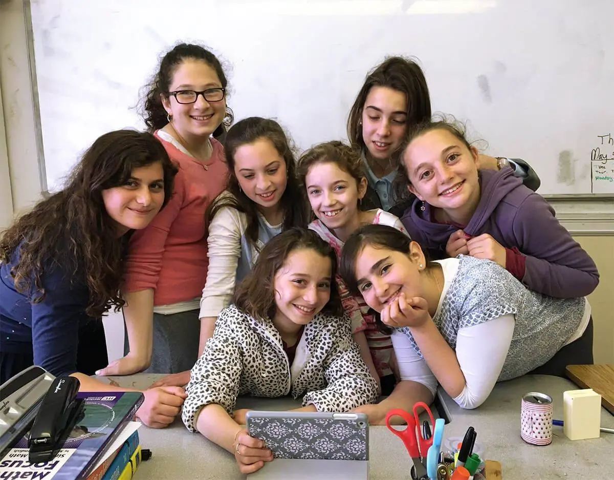 Students at Bais Menachem