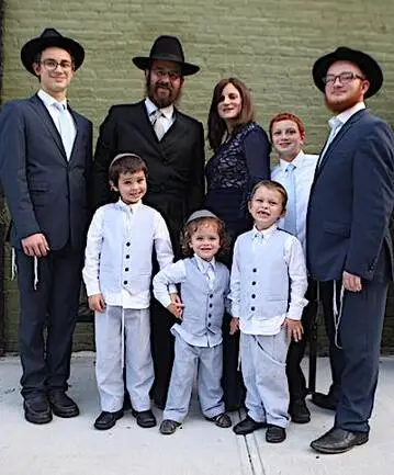 The Creeger family at (UC alum) Paltiel and Tal's wedding in Summer of 2018.