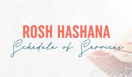 Rosh Hashanah Schedule of Services