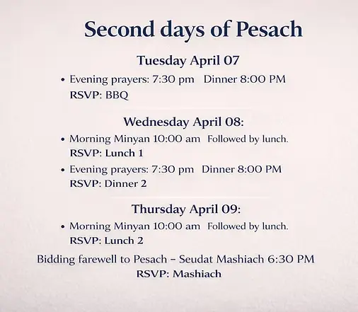 Last days of Pesach @ IJSC