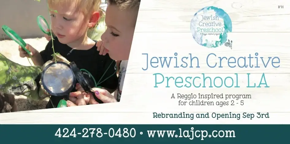 Jewish Creative Preschool Is A Reggio Inspired Preschool For Children Aged 2-5 Located In The Heart of Beverly Hills.