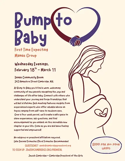 BUMP TO BABY First Time Expecting Mamas Group Upcoming Co-Hort: February 2026 ​ Register below Sample Schedule Upcoming: Register