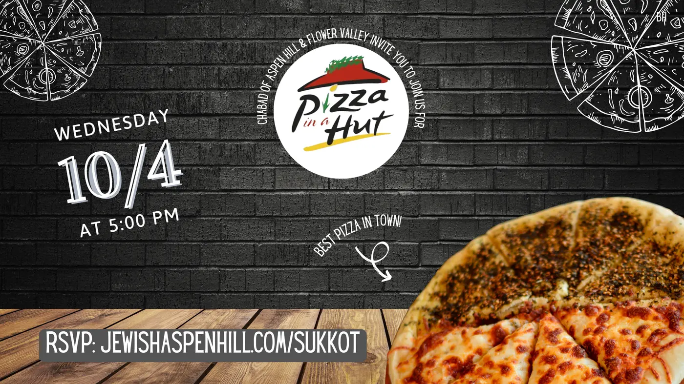 PIZZA IN THE HUT! – WED, october 4