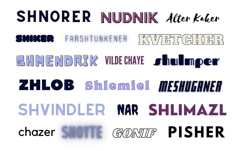 HOW MANY YIDDISH INSULTS DO YOU KNOW?!