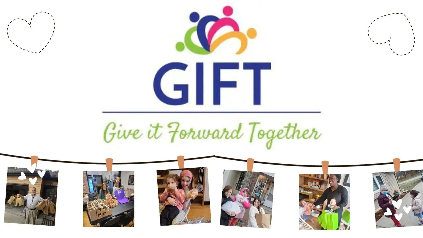 Gift - Giving It Forward Together is an opportunity to unite as a community, helping each other in whatever ways needed.