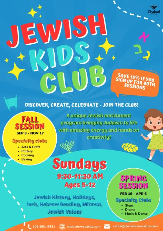 Jewish Kids Club More Info