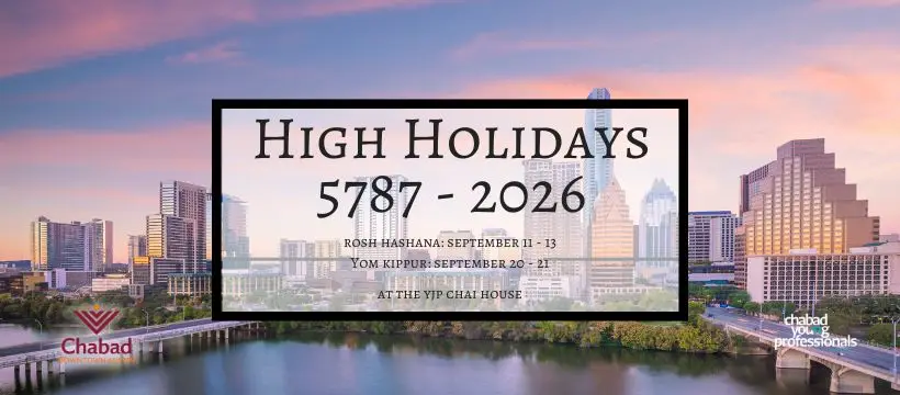 You are welcome - join us for High Holidays services