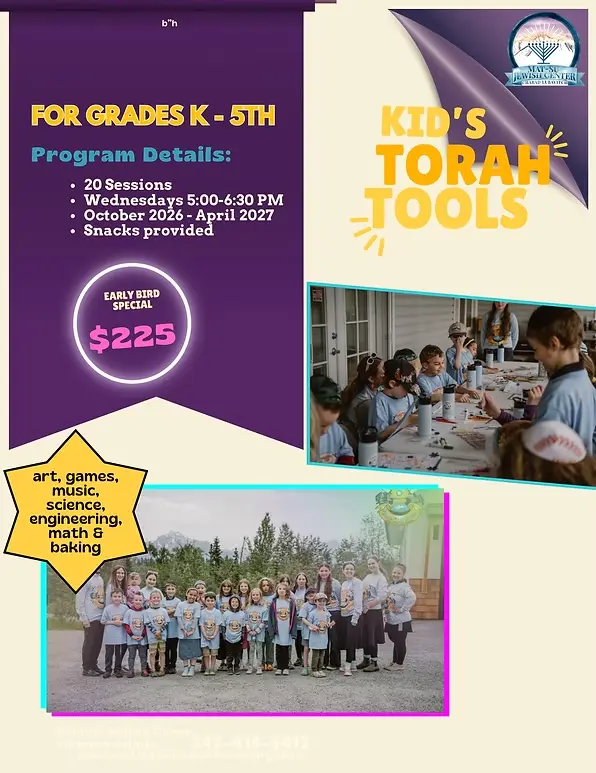 Ready to register? Contact Chaya to access registration form. REGISTER STEAM Activities Fun & Games Hebrew Reading Lots More