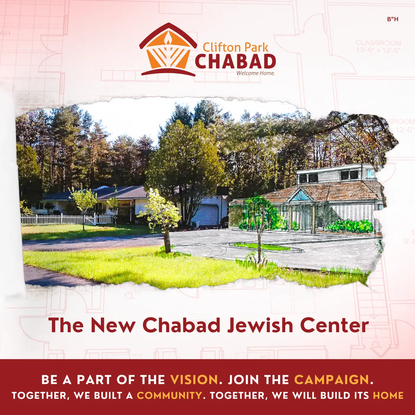 Welcome to the Clifton Park Chabad Jewish Center Building Campaign