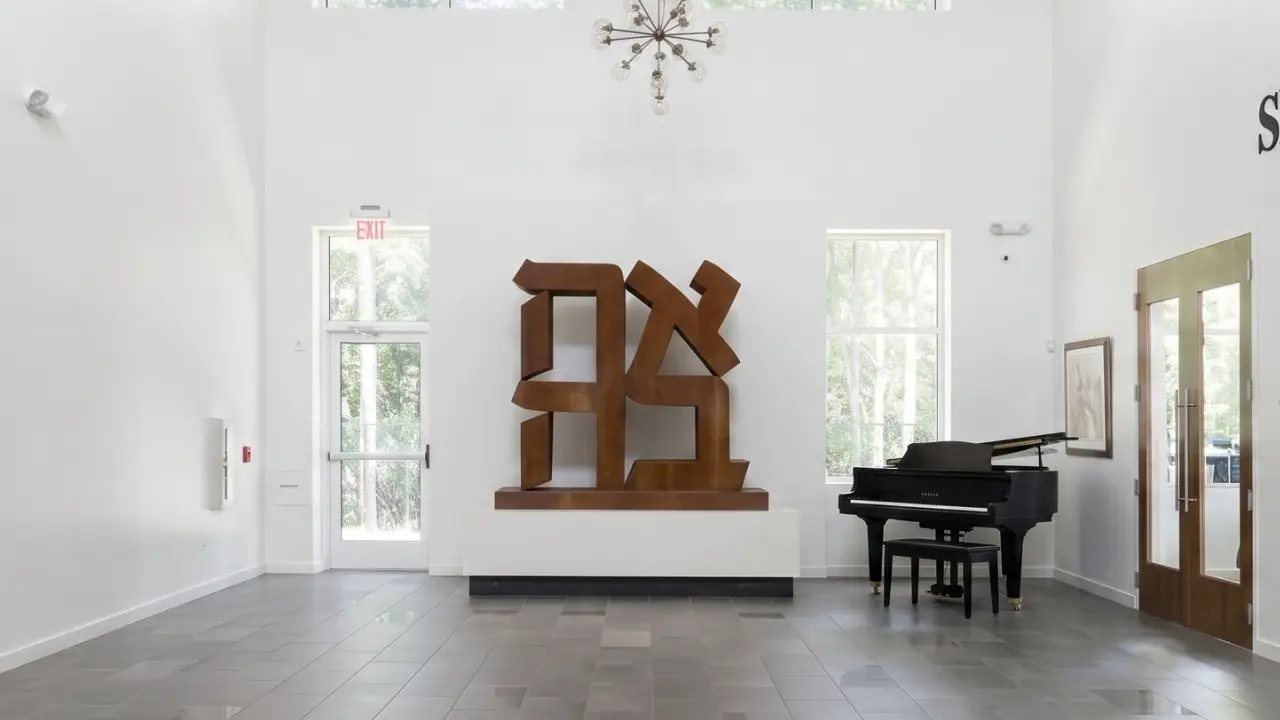 AHAVA sculpture — permanent installation