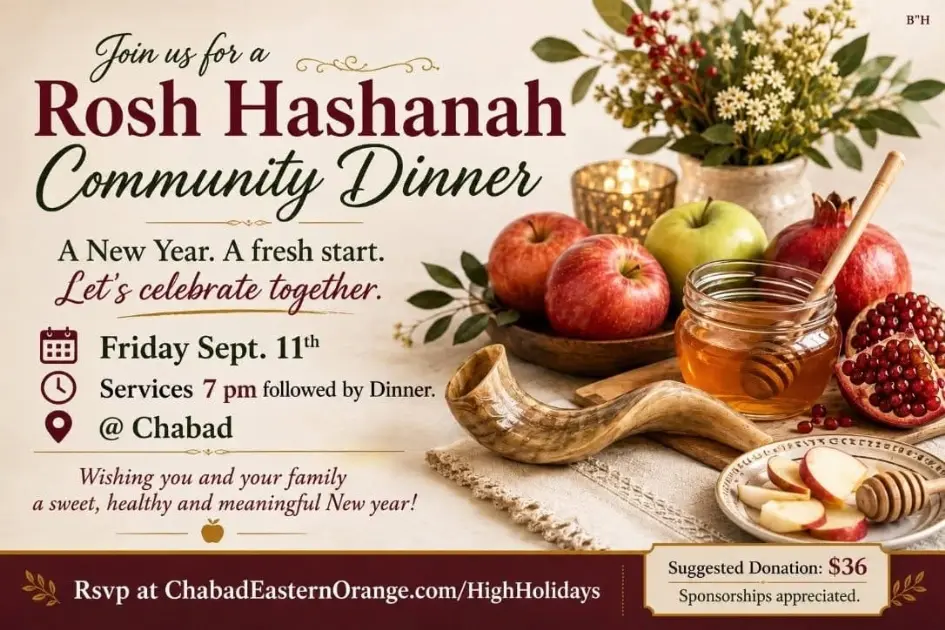 Rosh Hashana Dinner Reservations