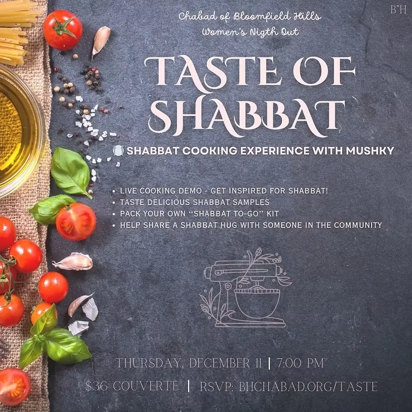 Chanukah REGISTER Questions? Contact Mushky at 248-882-4595 or mushky@bhchabad.org