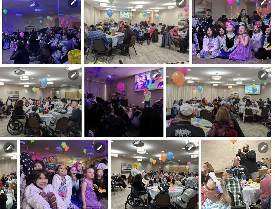 Glow in the Dark Purim 2024