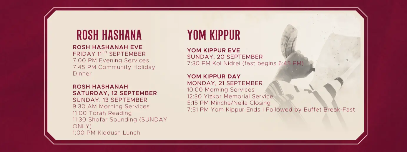 Schedule of Services: