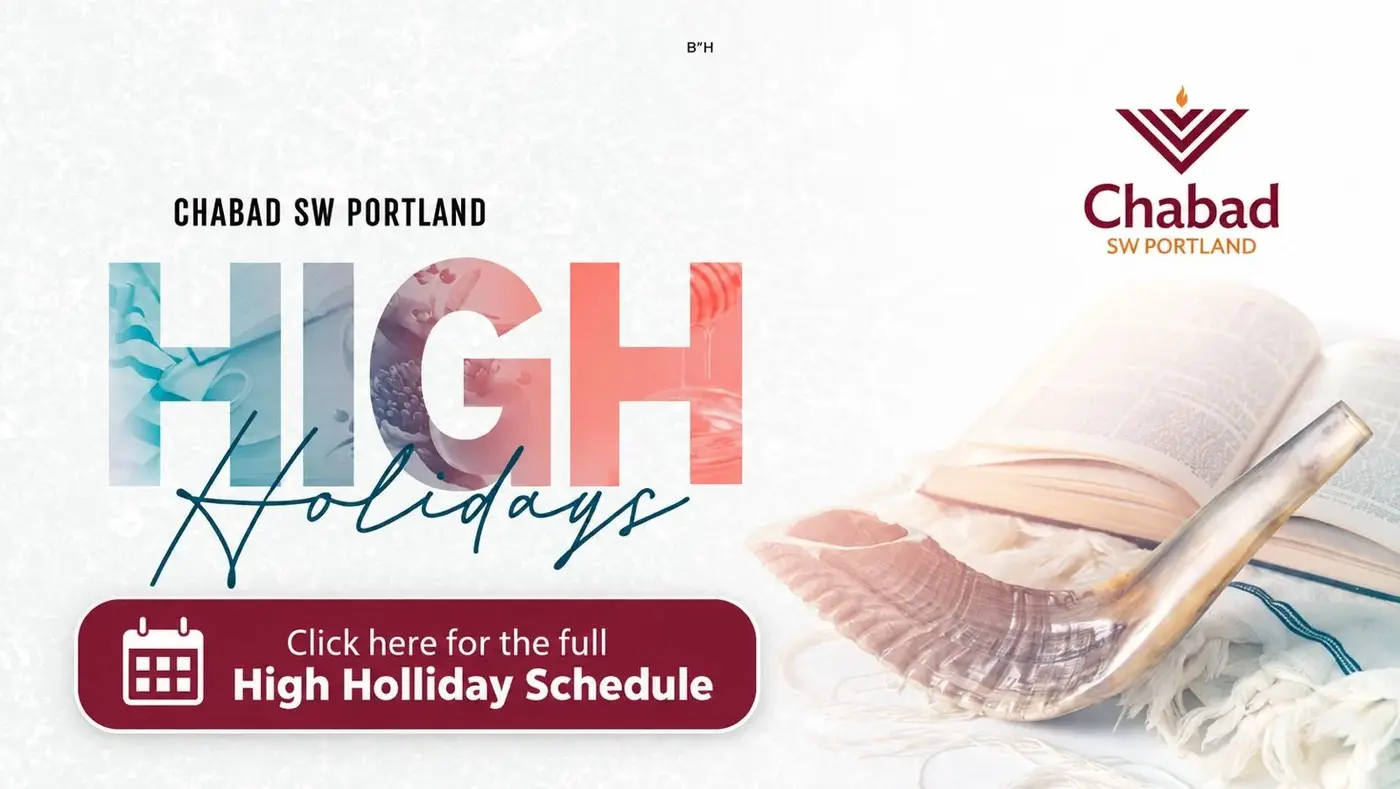 Chabad SW Portland Judaism Done Joyfully High Holidays Shofar in the Park
