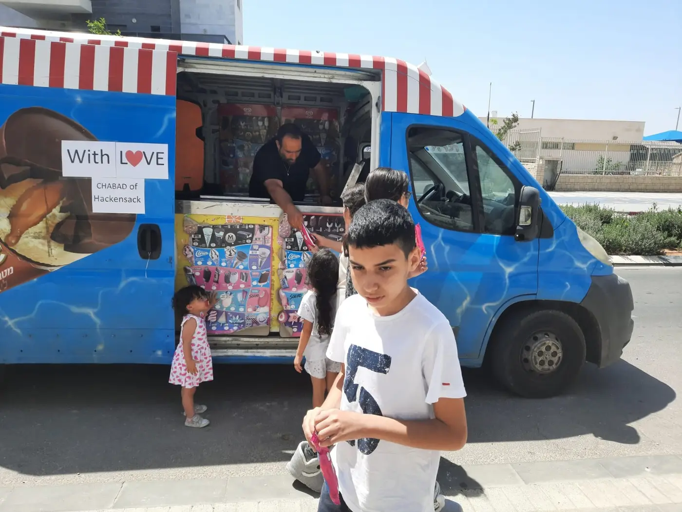 From Hackensack to Israel: An ice cream truck, with lots of love