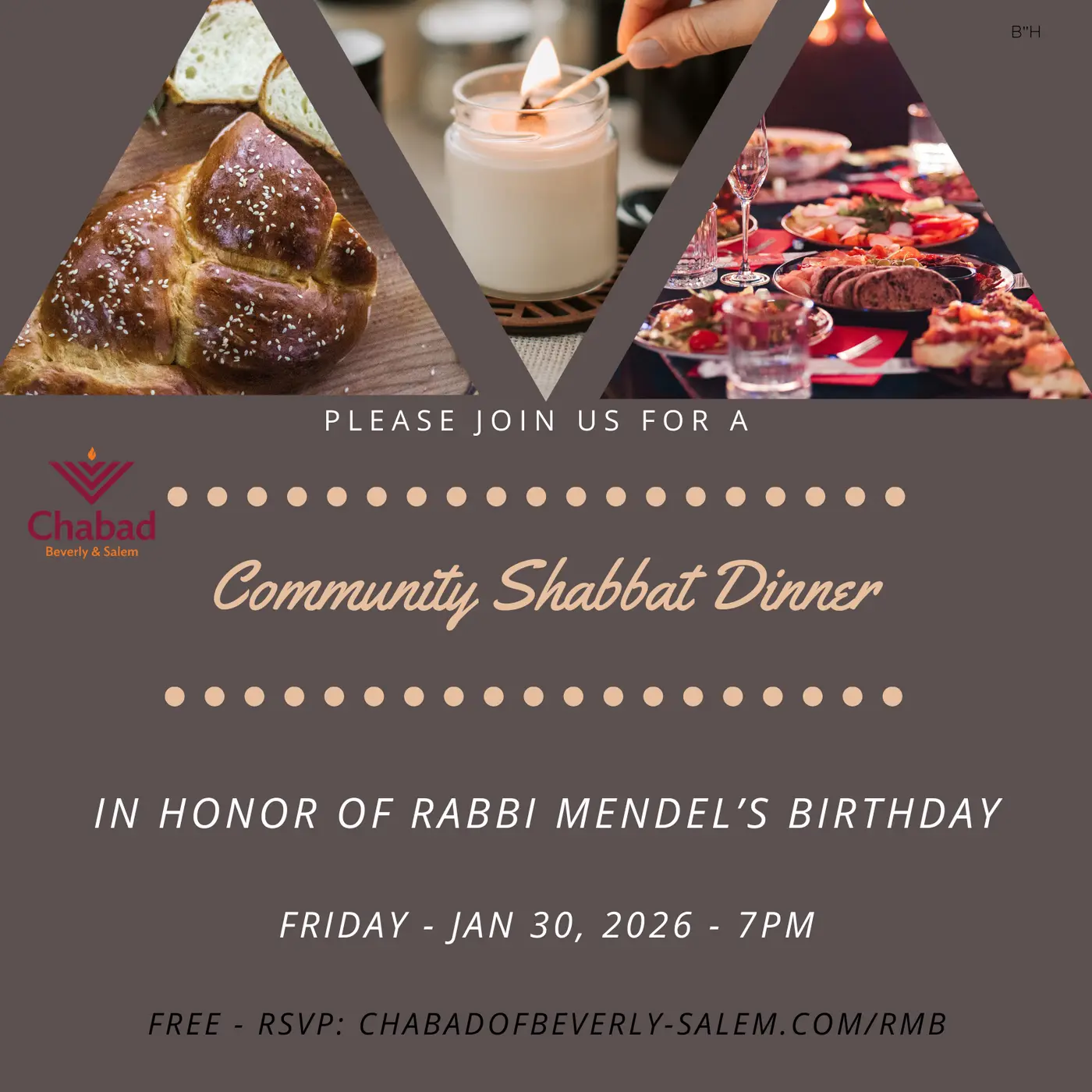 Community Shabbat Dinner- Rabbi Mendel's Birthday