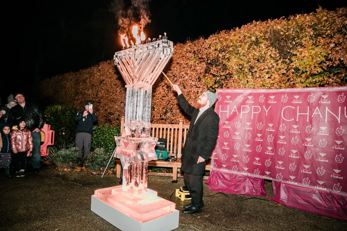 FIRE & ICE Chanukah Spectacular 2021 and the UK’s first Drone Menorah