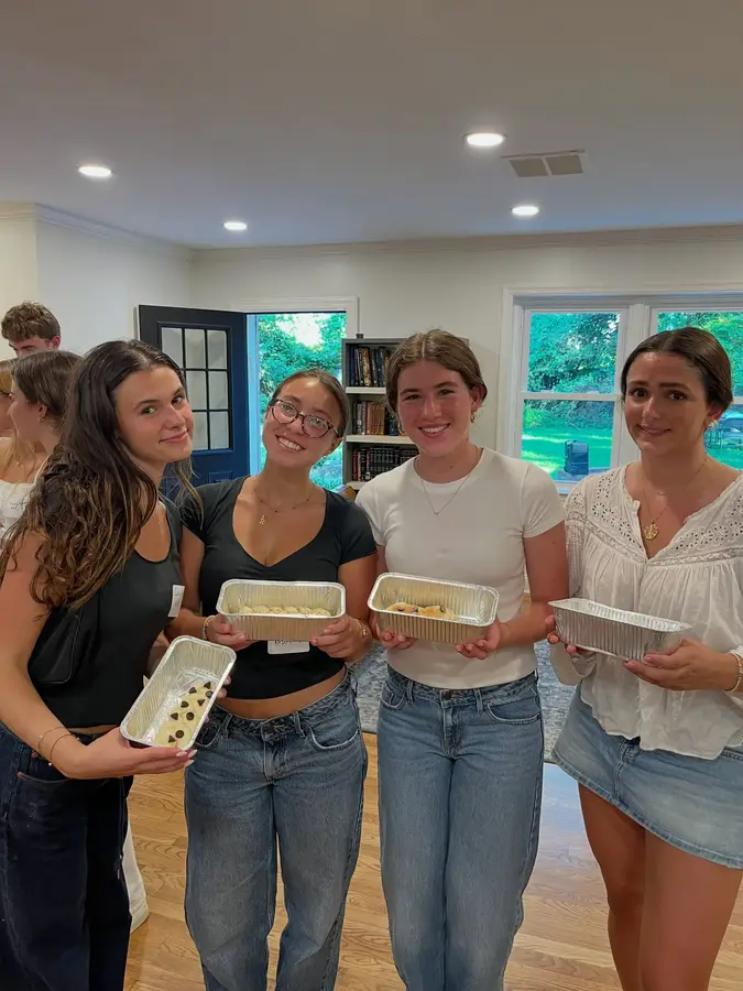 Freshman Challah Bake! ✨ Such a fun time with everyone! So many smiles and laughs 😊 what a great way to kick off the year!