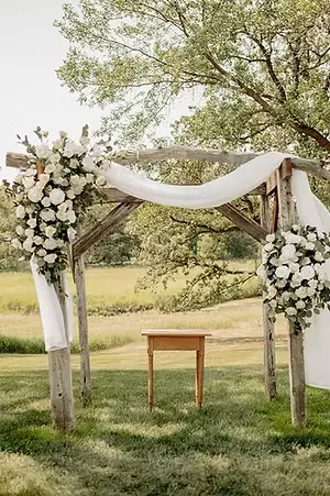 Outdoor Wedding Altar
